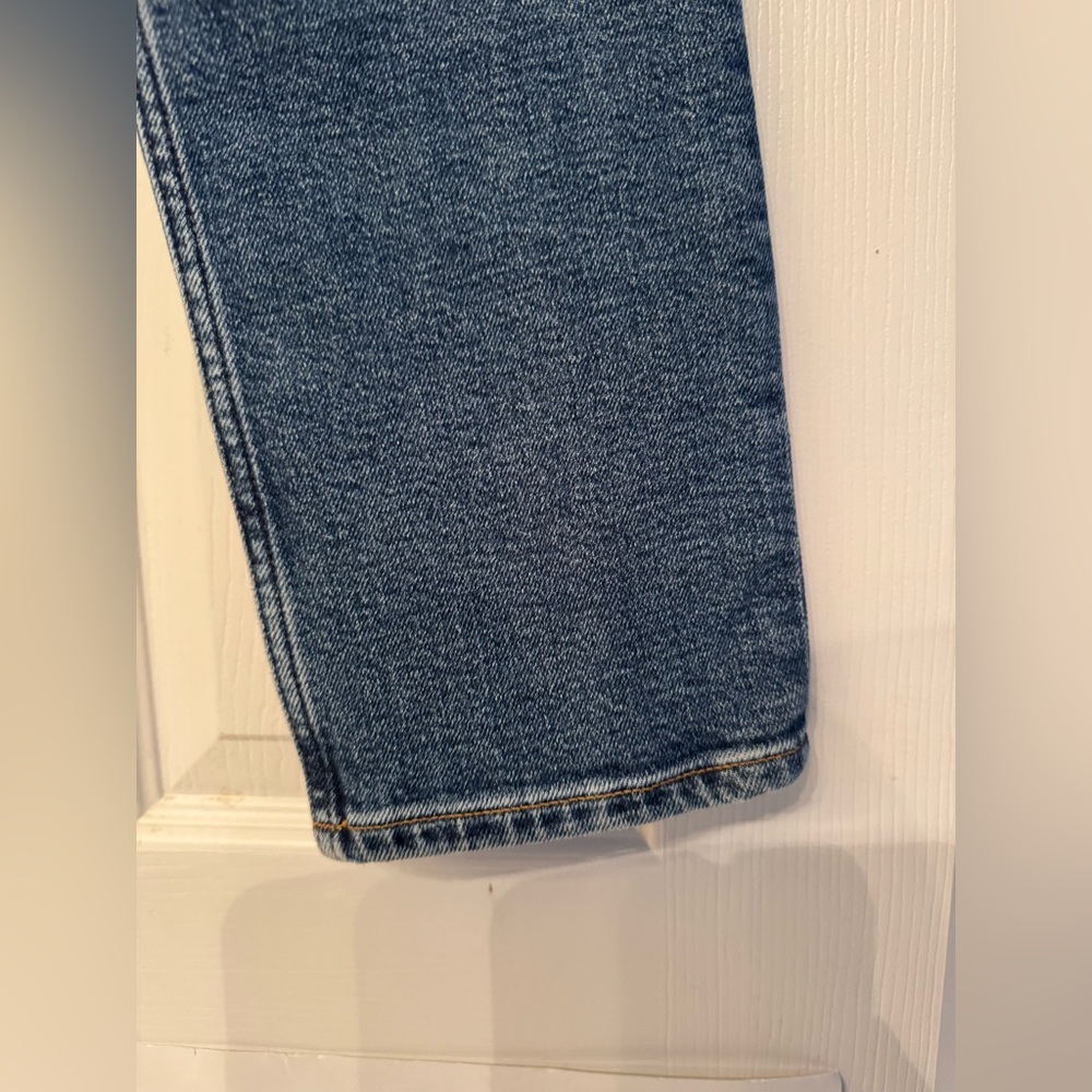 REDONE 90’s-Mid 70’s Cropped High Rise Women's Blue Denim Jeans Size 26 - Picture 8 of 15
